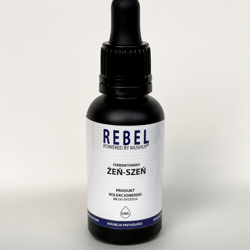 Sklep 2 REBEL Żeń-Szeń Czerwony, Fermentowany (10:1) Powered By MUSHUP® – 30ml